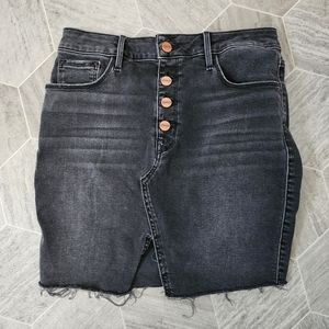 Sanctuary black denim skirt